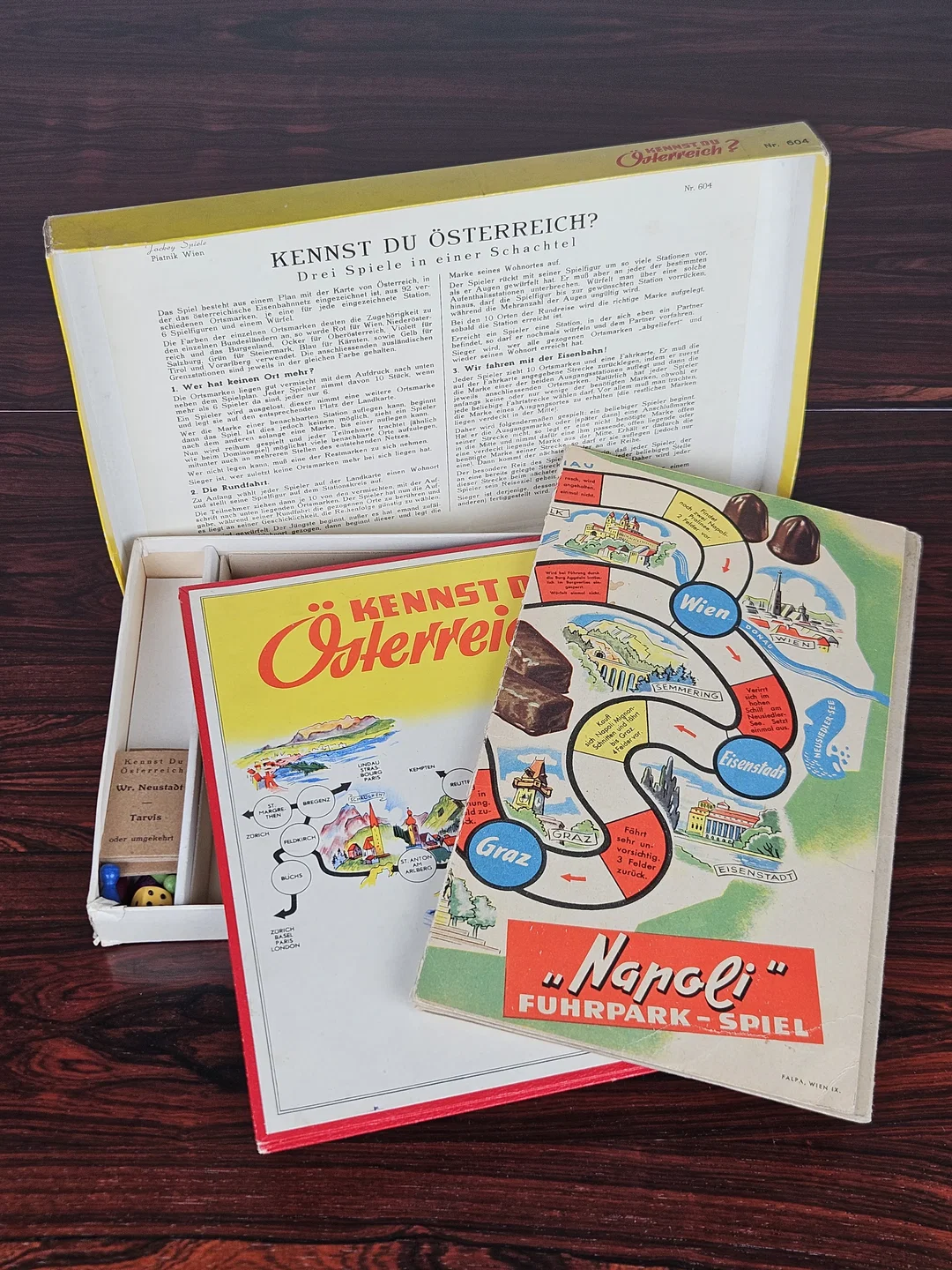 Kennst Du Österreich? - Vintage Gesellschaftsspiel - Piatnik – Bild 2