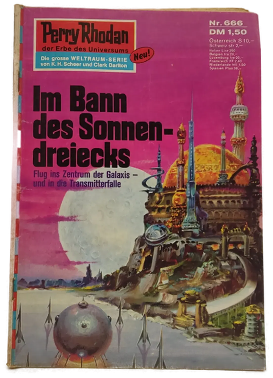 Romanheft Perry Rhodan Im Bann des Sonnendreiecks Erstauflage Nr.666 - Bild 2