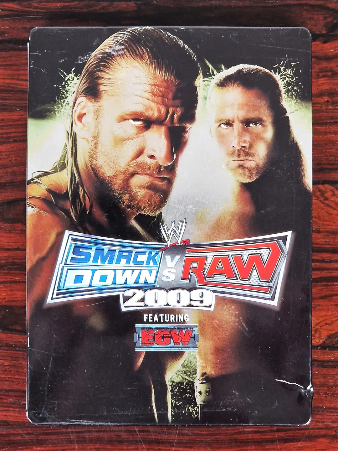 WWE SmackDown vs. Raw 2009 - Featuring ECW - Steelbook Edition - Xbox 360 - Spiel - Frankreich-Import - Bild 1