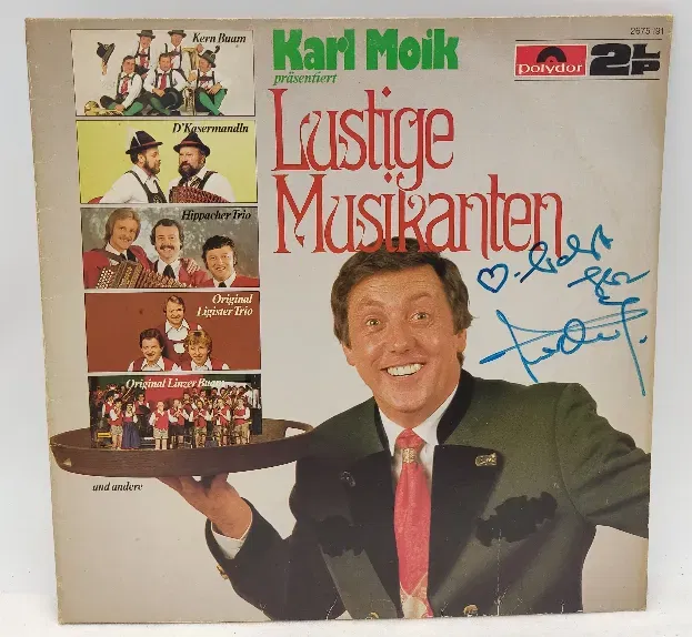 Langspielplatte - Kalr Moik präsentiert Lustige Musikanten - Doppelalbum - Bild 2