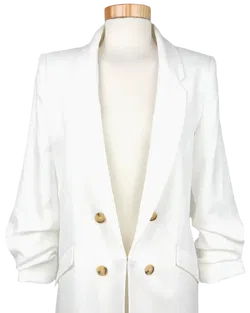 NAF NAF Damen Blazer, weiß - Gr. 36 - Bild 3