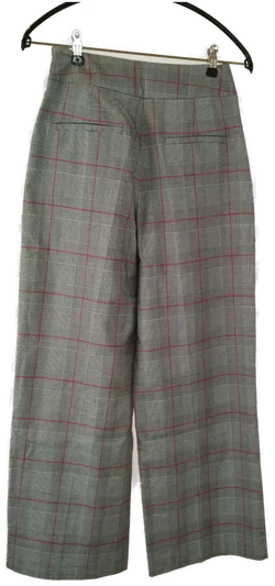 Bemusterte Zara Basic Hosen - Gr. XS - Mischfaser - Bild 3