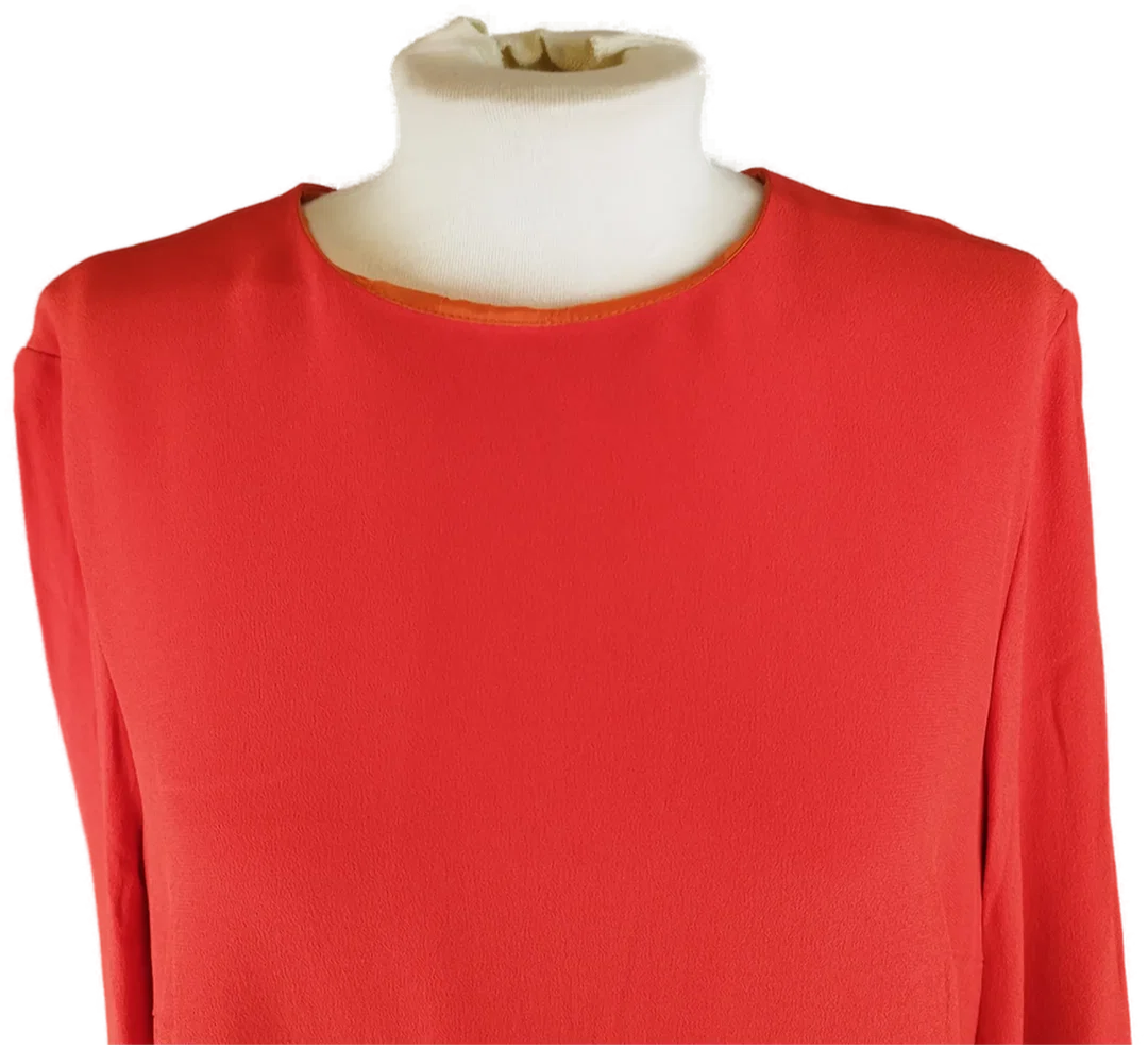 Rotes Escada Midkleid - Gr. 42 / 43% Viskose / 57% Acetat – Bild 4