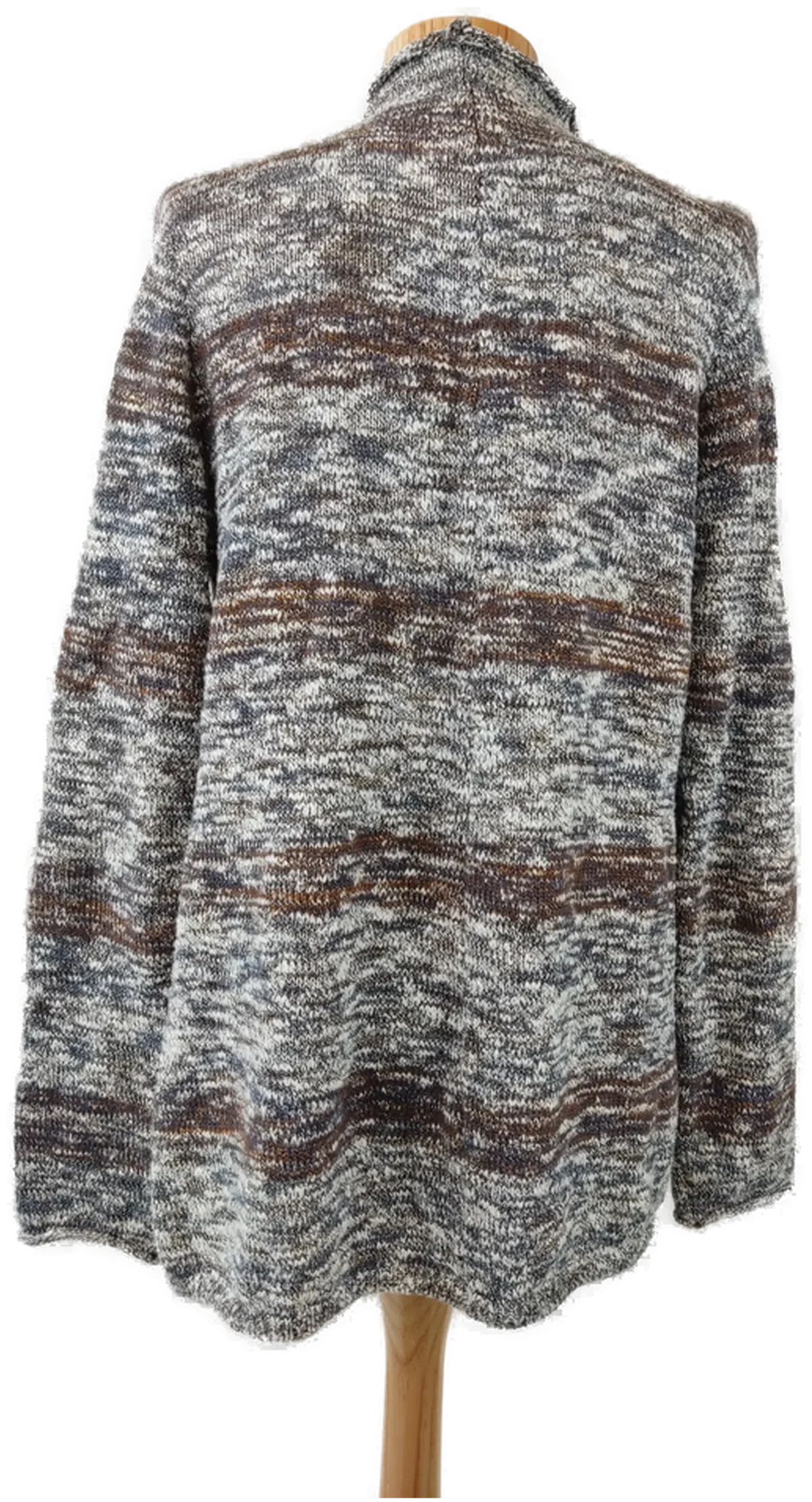 Damenstrickweste dunkler Farbenmix - M – Bild 3