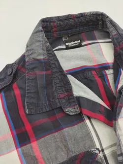 Clockhouse Herren Kurzarmhemd, kariert/schwarz - Gr. M - Bild 4