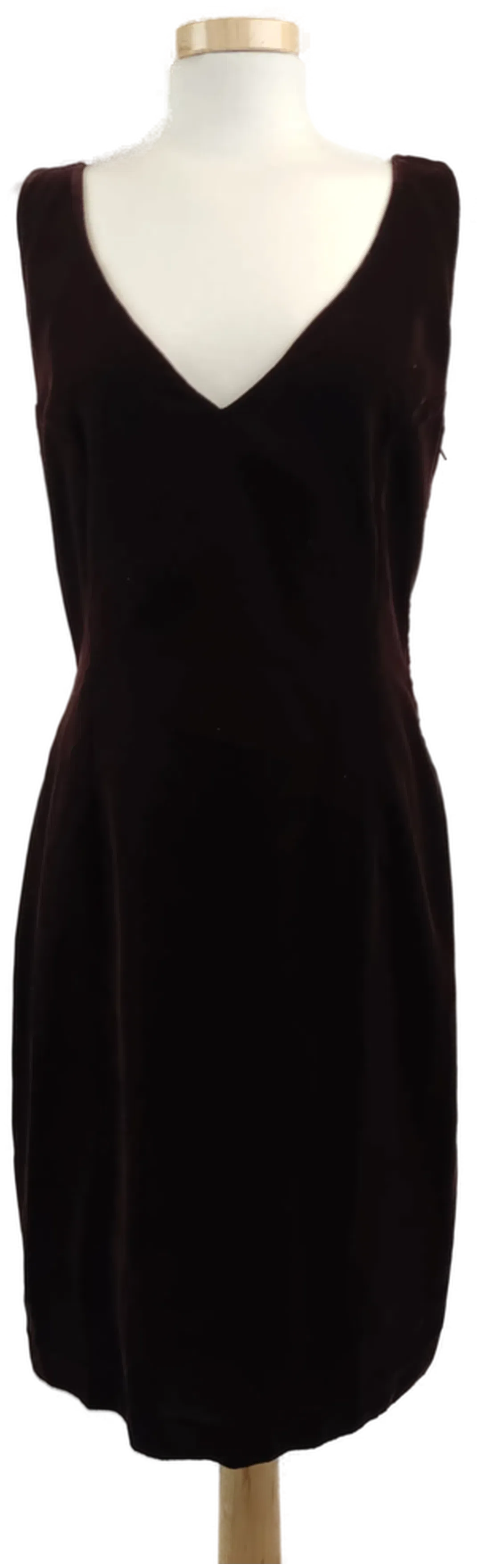 Semidei Damenmidikleid braun- weinrot- 36/S - Bild 1