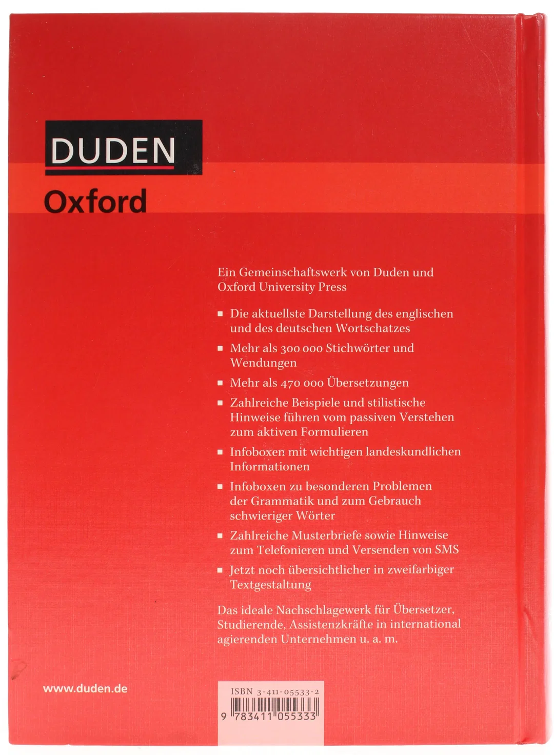 Buch Duden-Oxford - Großwörterbuch Englisch – Bild 2