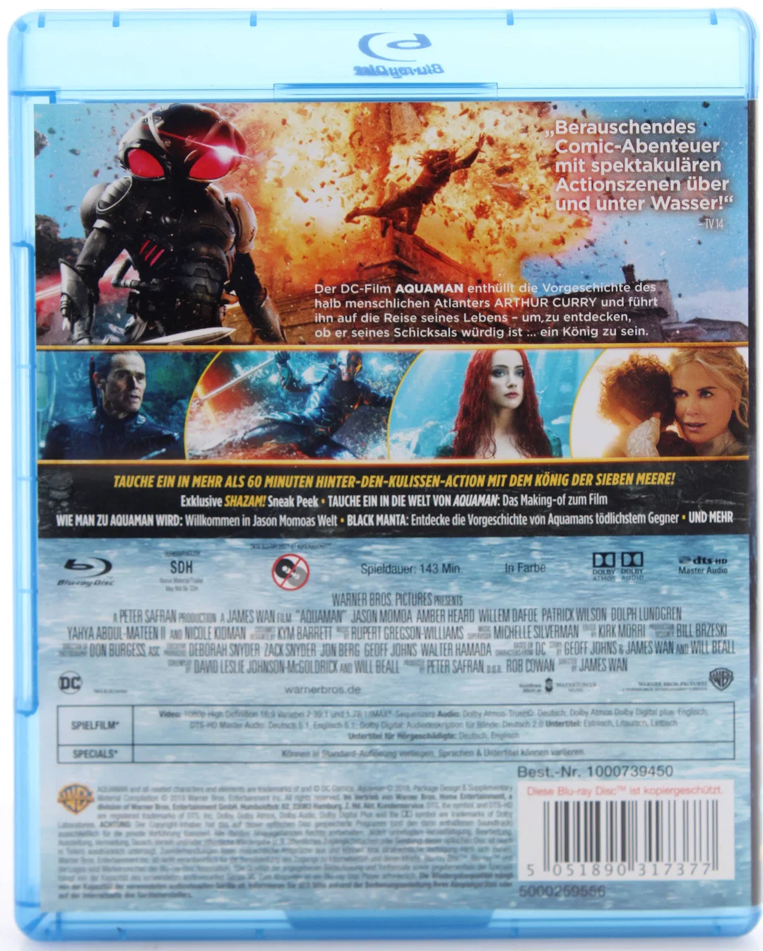 Blu Ray "Superhelden Konvolut" – Guardians / Aquaman / Venom – Bild 2