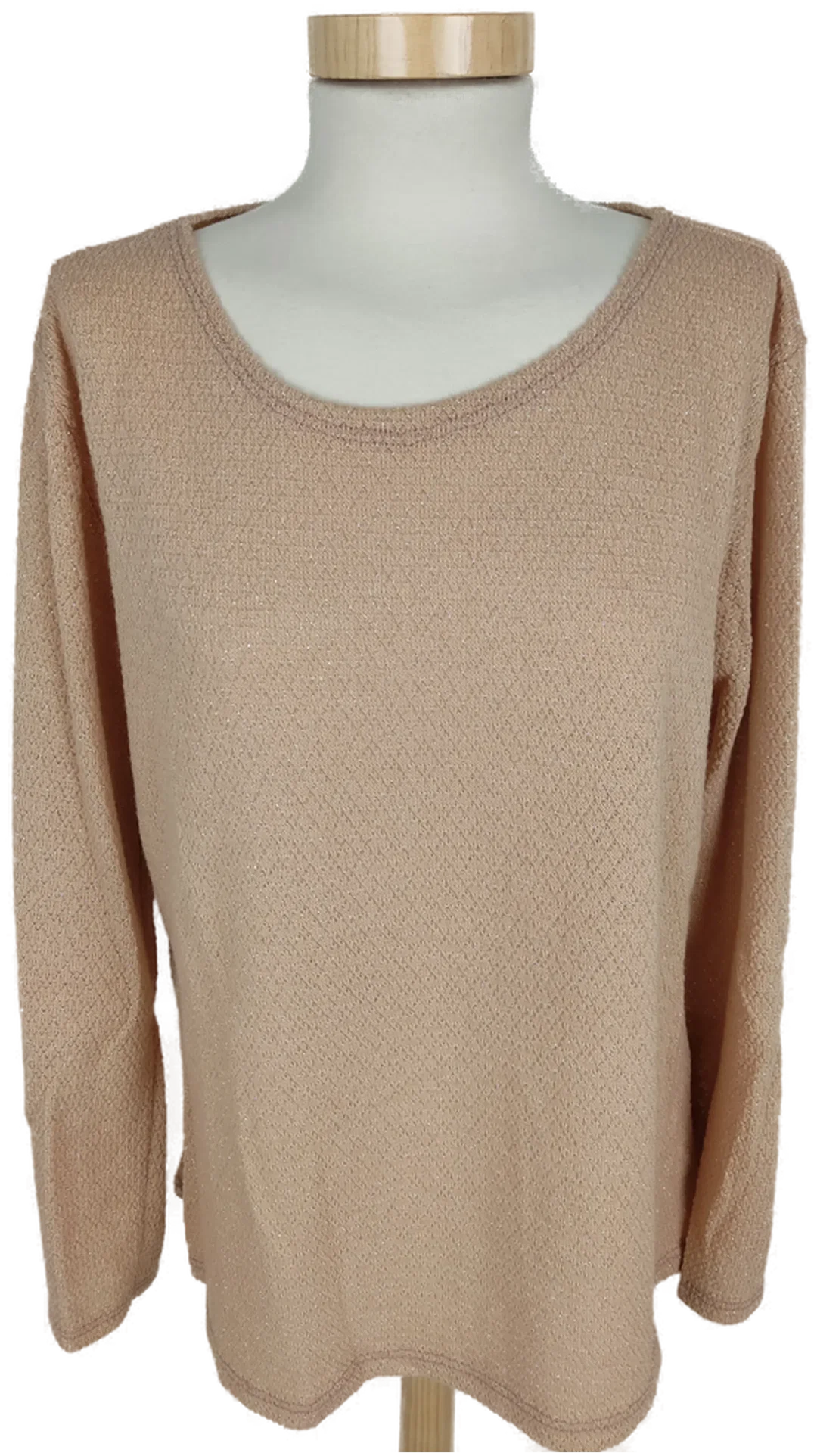Pullover, langarm mit Rundhalsausschnitt, gestrickt, Größe M (geschätzt) - Bild 1