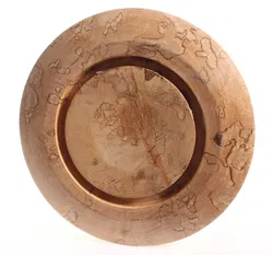 Großer handgefertigter Behälter aus Olivenholz – Unikat Ø ca. 25,5 cm / H ca. 48 cm - Bild 3