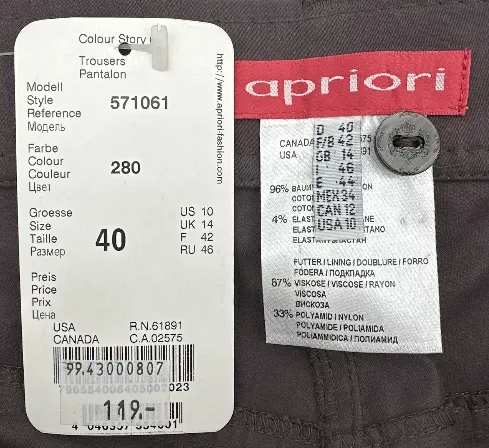 Apriori - Damenhose - Gr. 40 – Bild 3