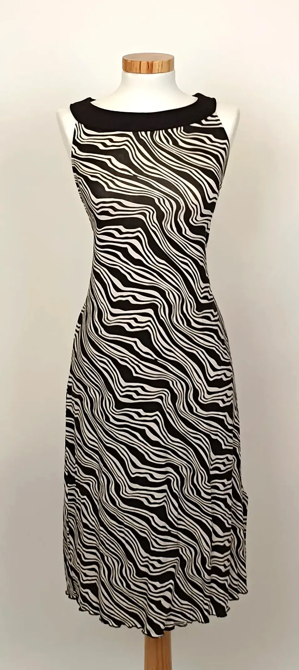 Tom Tailor Midikleid Zebramuster Gr. 38 - Bild 4