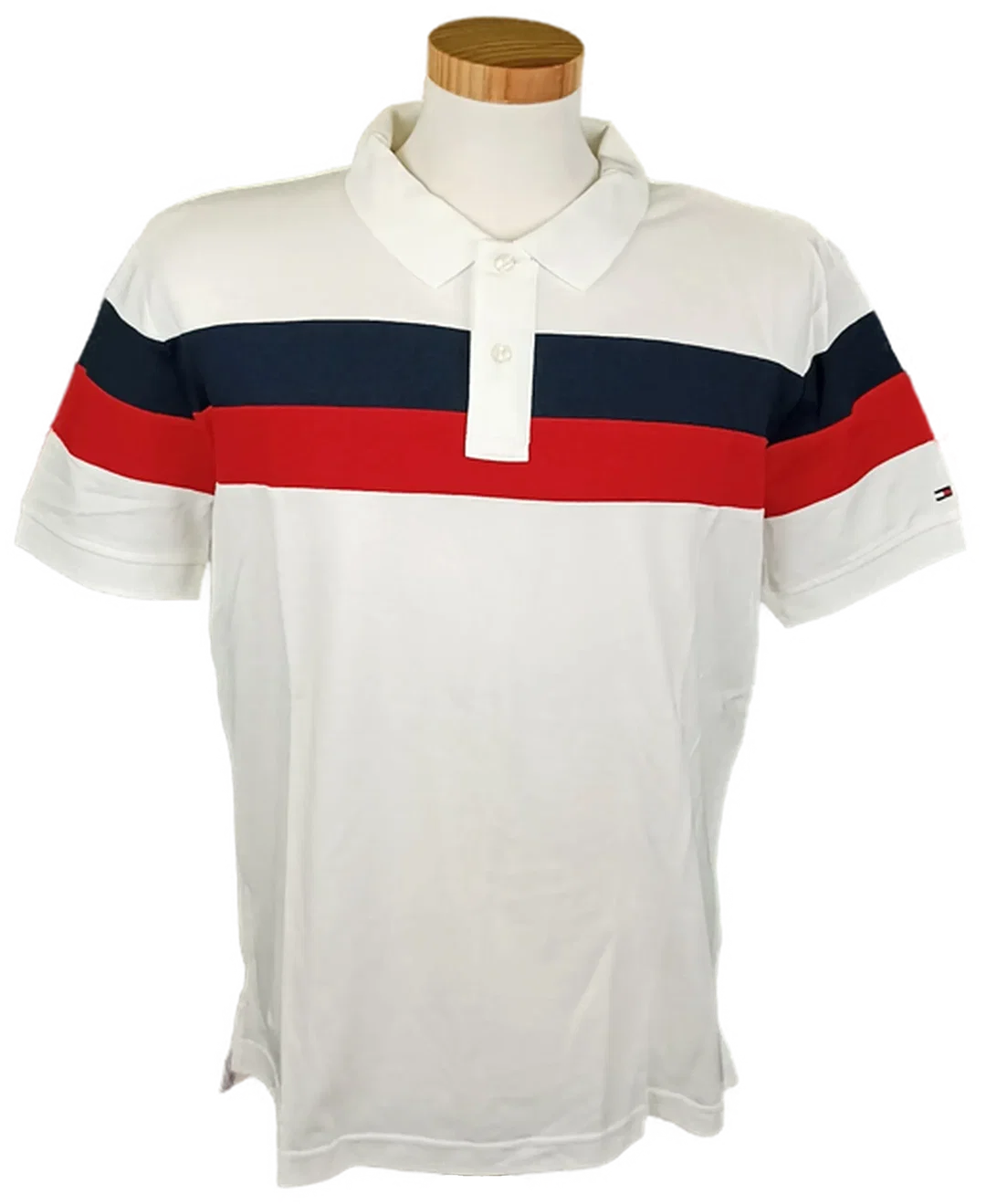 Tommy Hilfiger Herrenpoloshirt weiß Gr. L – Bild 1