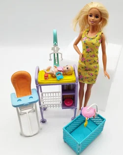 Barbie Babymöbel Komplettset (Mattel) | Liebevoll Bespielt - Bild 2