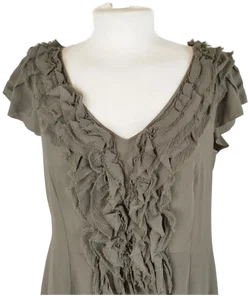 Marc Cain Midikleid - Größe 40 / 100% Seide – Vorschau 4
