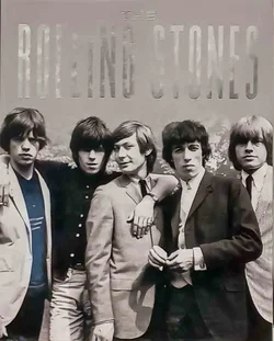 The Rolling Stones – Nostalgisches Band-Poster XL (Portrait-Motiv, S/W-Optik) - Bild 1