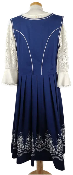 Salzburger Damen-Dirndl midi blau - XXL/44 - Bild 2