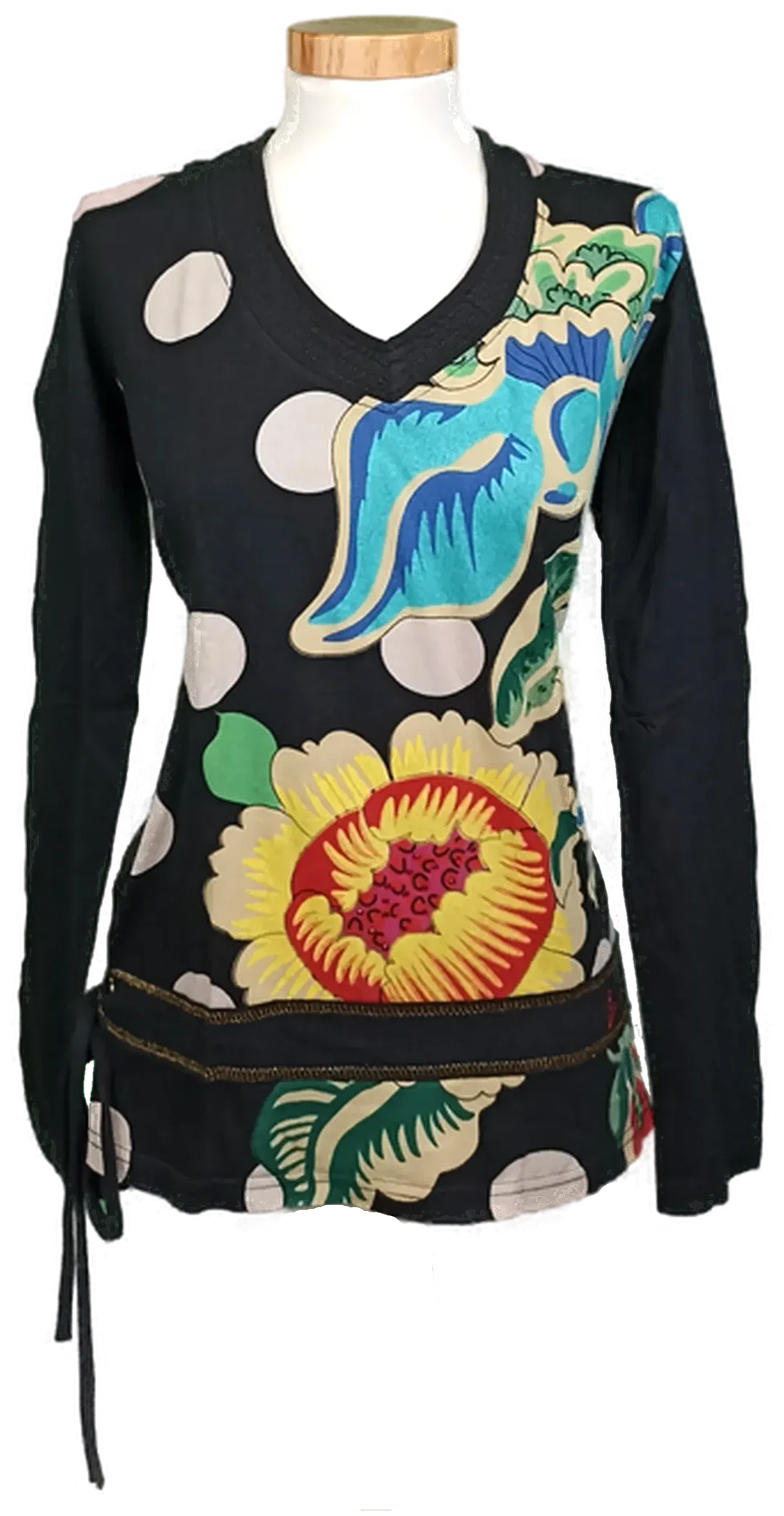 Desigual Damentop gemustert Gr. L - Bild 4