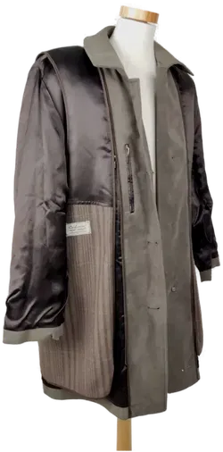 Walbusch Herren Mantel, grau - Gr. XL - Bild 5