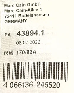 Marc Cain Damen Mantel schwarz Gr. 40 - Bild 7