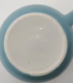 Krug kugelförmig, Wilhelmsburger Porzellan, 1L, blau  – Vorschau 3
