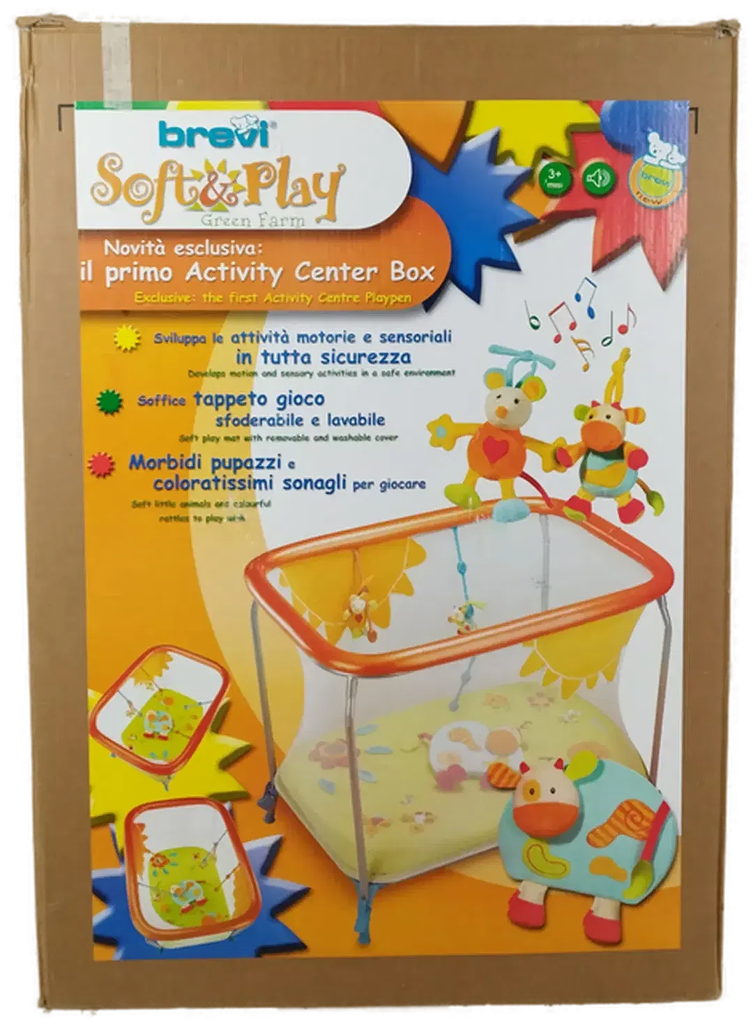 Laufgitter Brevi Soft & Play Green Farm | Gut Erhalten - Bild 4