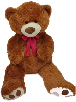 Teddybär mit roter Schleide  - Bild 1