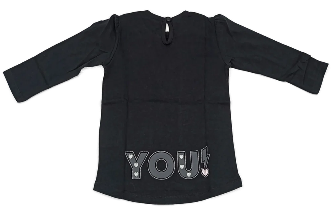 United Colors of Benetton Kindershirt schwarz Gr. 82 – Bild 2