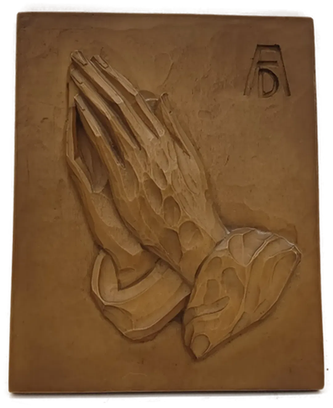  Relief „Betende Hände“ aus Ton - Bild 1