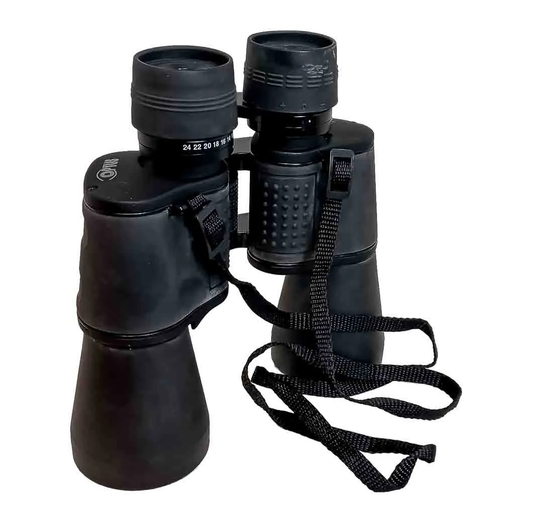 OPTUS Zoom-Fernglas 8x–24x Vergrößerung ca. 18 cm Schwarz - Bild 1