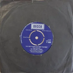 Single Vinyl The Rolling "Stones Sad Day / You Can't Always Get What You Want"