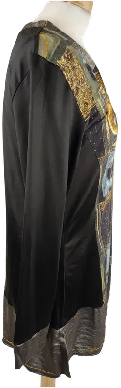 AVENTURES DES TOILES by FLAMM Damen Minikleid Schwarz/gold - L/40  - Bild 3