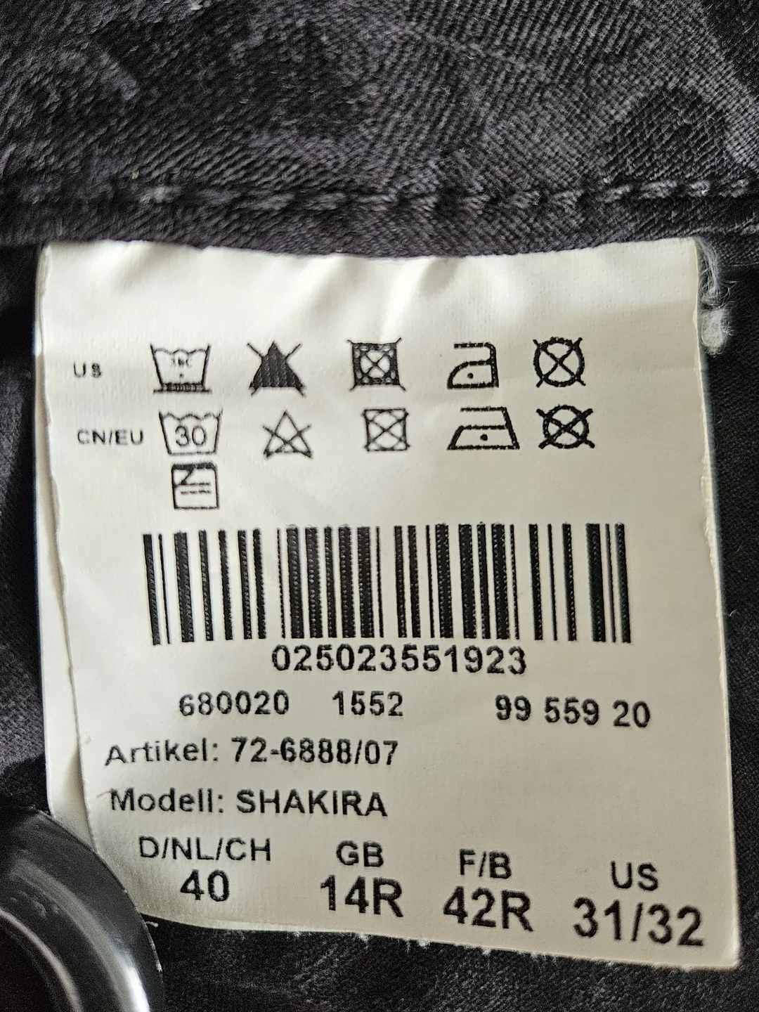 Brax Free to move Damen Hose, schwarz - Gr. D 40 – Bild 4