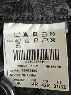 Brax Free to move Damen Hose, schwarz - Gr. D 40 - Bild 4