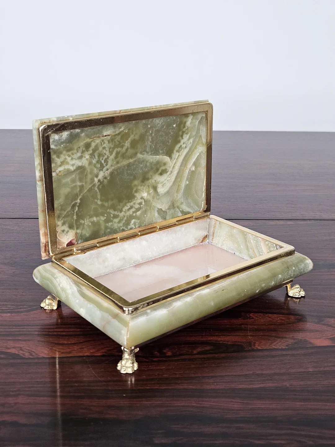 Schmuckkästchen aus grüner Jade – Bild 4