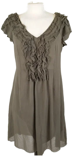 Marc Cain Midikleid - Größe 40 / 100% Seide - Bild 1