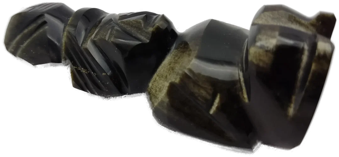 Schwarze Obsidian Figuren – Bild 5