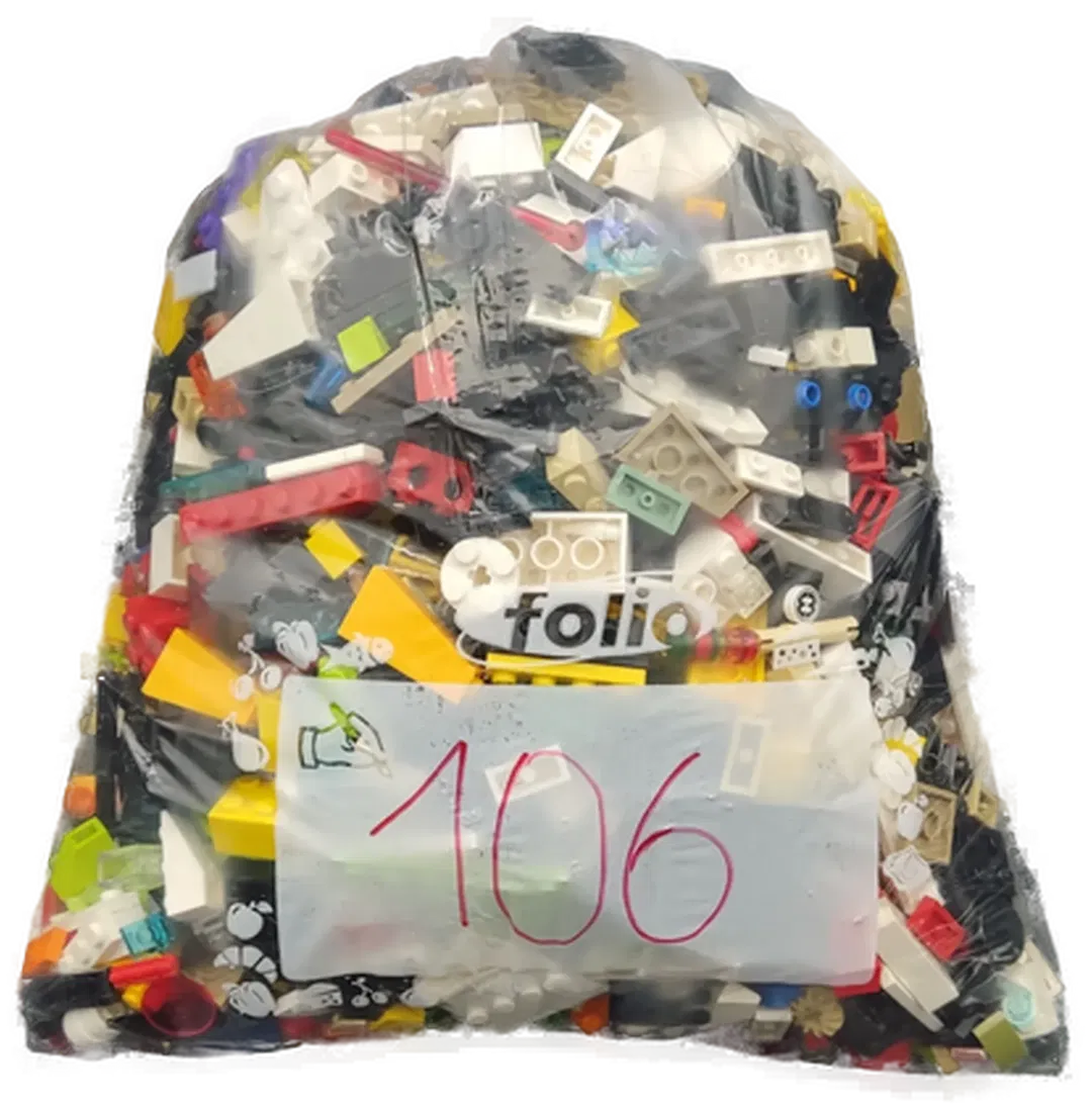1,5 Kilo Lego Steine gemischt - Bild 4