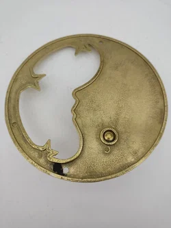 Wandhaken aus Messing, Halbmond, D / 14 cm – Vorschau 2