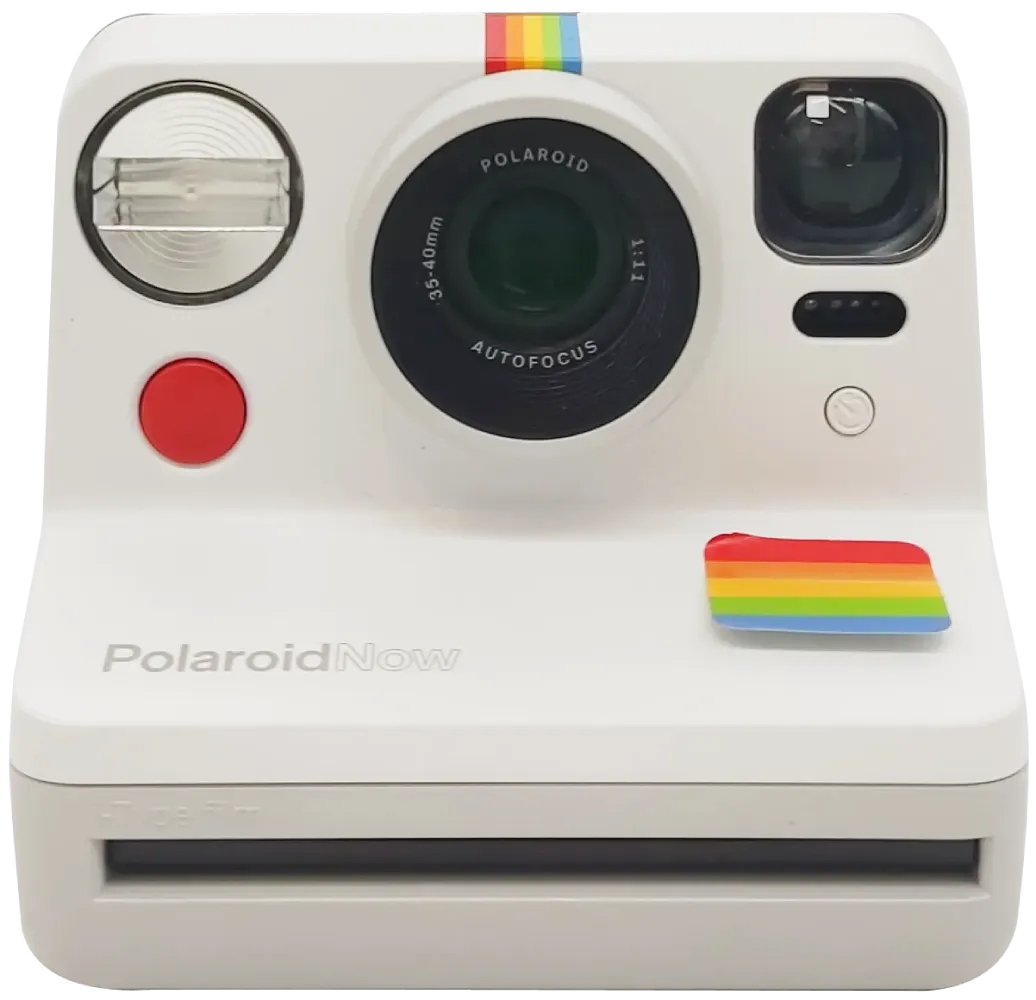 POLAROID Now Autofocus i-Type Instant Kamera / Analoge Sofortbildkamera in weiß - Bild 3