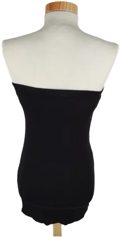 Top "Tally Weijl", schulterfrei, schwarz mit Muster – Vorschau 3