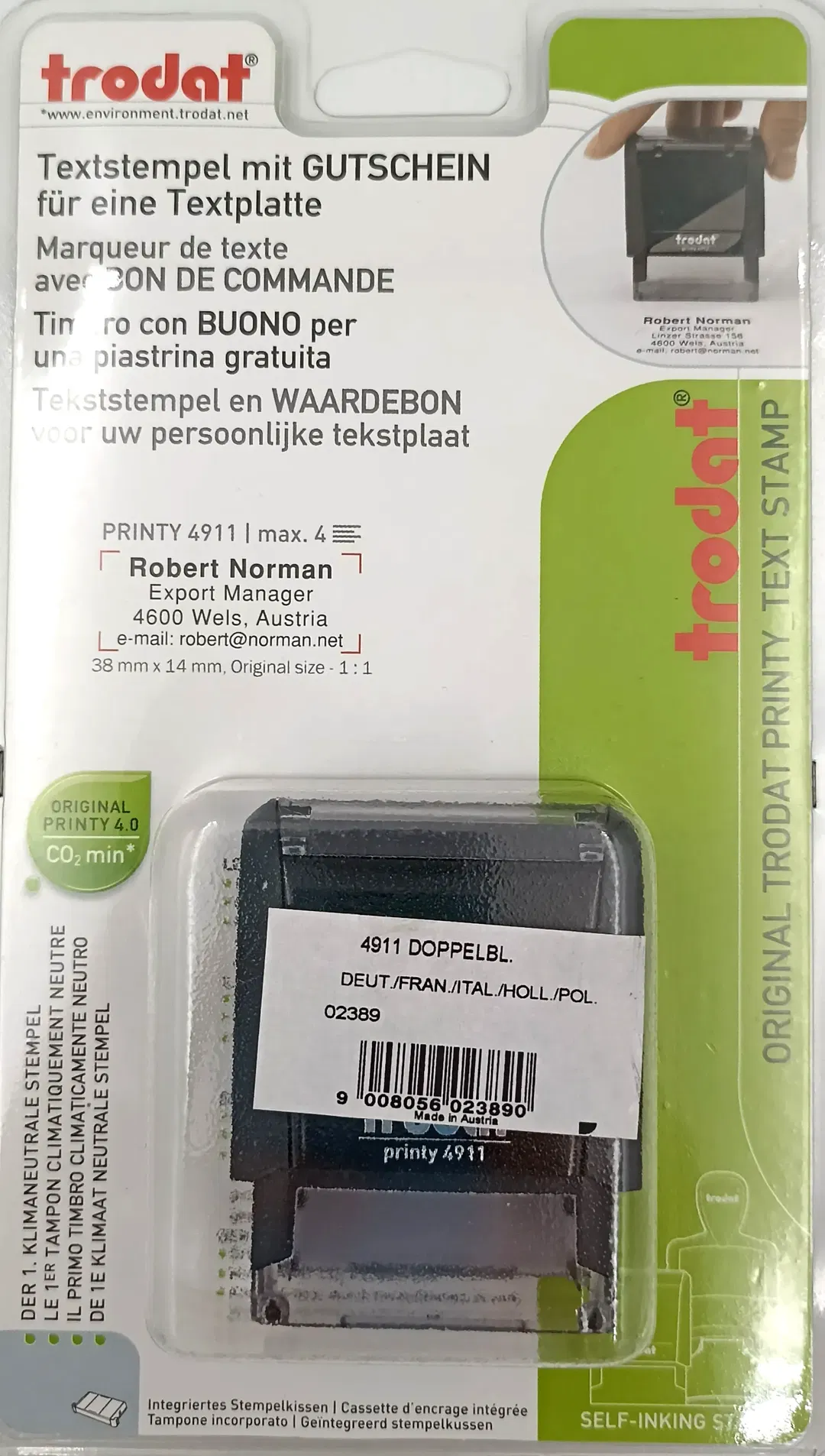 Trodat Printy 4911 schwarz - Bild 4