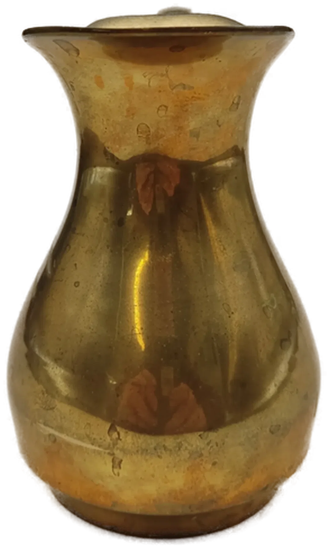Vintage Messingkrug mit geschwungenem Henkel – Bild 4