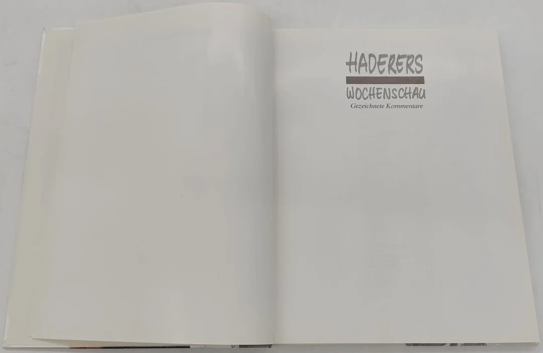 Buch Haderers Wochenschau 4. Auflage – Bild 2