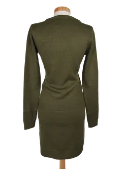 Brave Soul Damen Pulloverkleid, oliv - Gr. XS - Bild 3