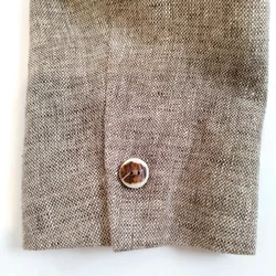 Trachtenjacke von Steinbock Mode Tyrol, Gr. 52, Leine, Beige/Hafer – Vorschau 6