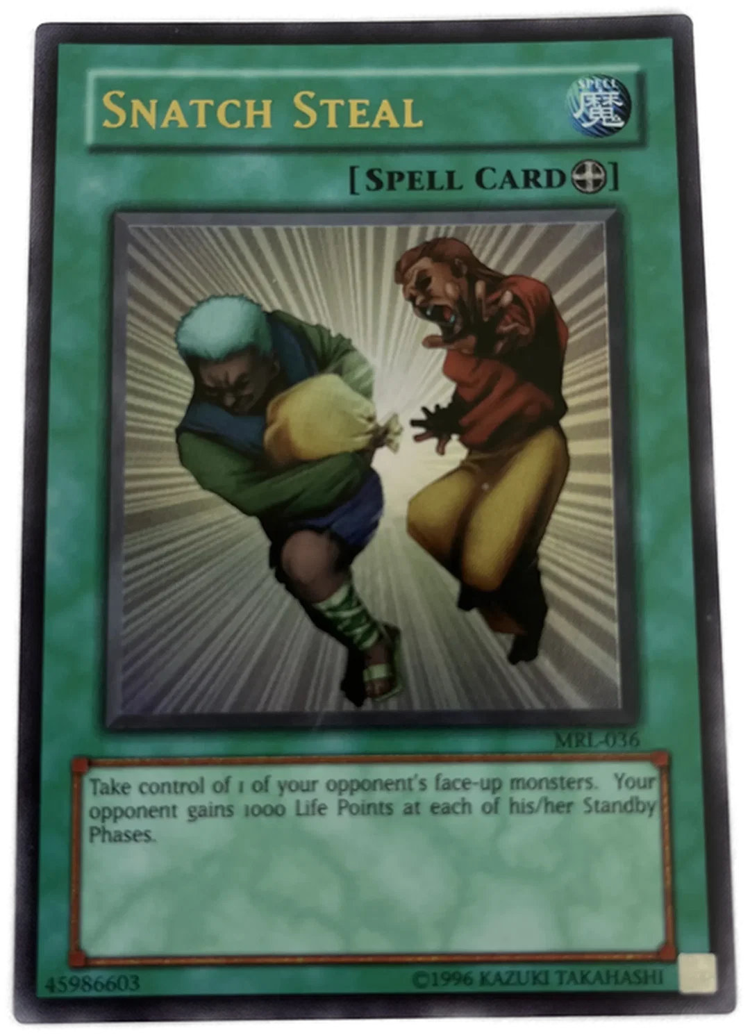 Snatch Steal (YuGiOh Magic Ruler) sehr rare Karte #MRL-036 - Bild 1