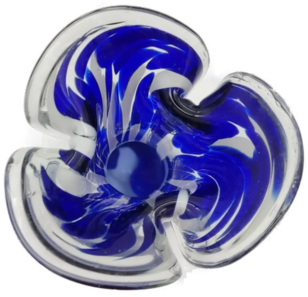 Muranoglas Vase Blau | Venezianischer Schatz – Bild 2