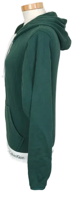 Calvin Klein Damen Kapuzenpullover grün Gr. S - Bild 2