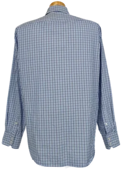 Hugo Boss Herren Hemd blau/weiß kariert Gr. 42 - Bild 2